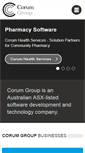 Mobile Screenshot of corumgroup.com.au